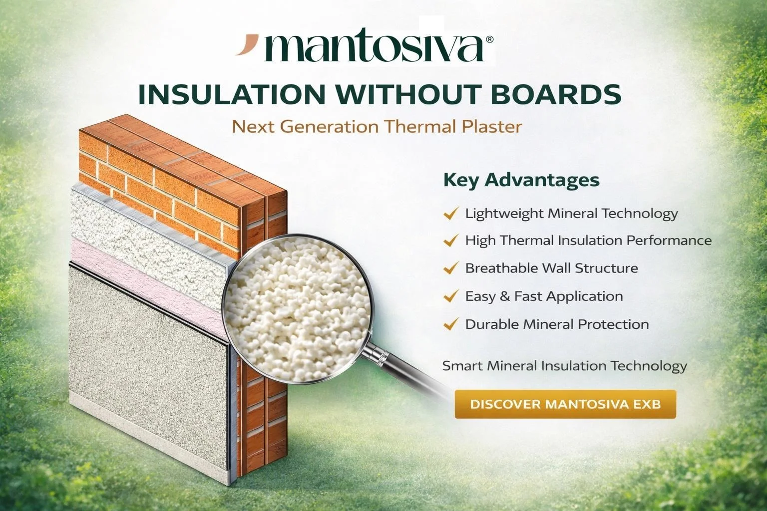 INSULATION WITHOUT BOARDS