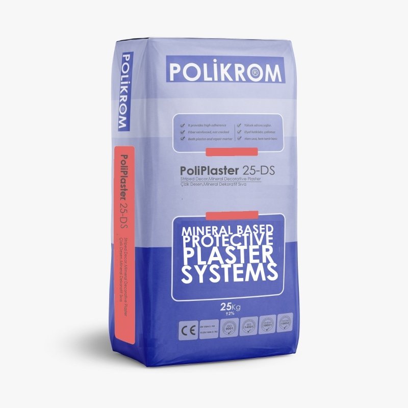 PoliPlaster®25-DS ( Çizik Desen, Mineral Dekoratif Sıva)